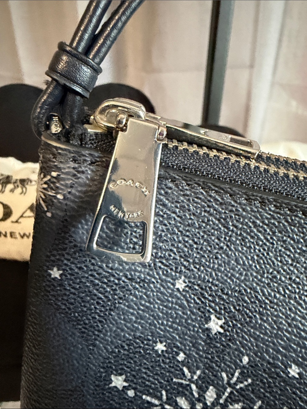 Coach Snowflake Double Zip Clutch/Wristlet - Picture 3 of 11